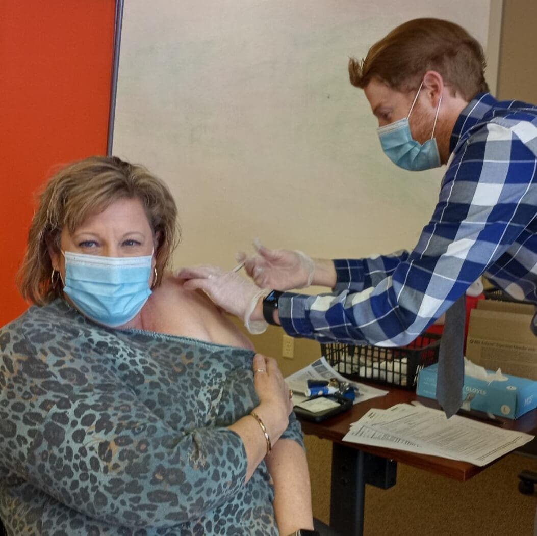 TNC Community CEO receives COVID-19 vaccination