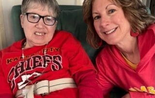 Carolyn and her sister, Jennifer