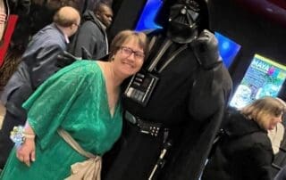 TNC Community individual meets Darth Vader at Night to Shine KC