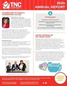 TNC Community 2024 Annual Report front cover page