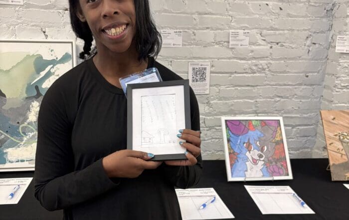 Ty'eisha at the Whole Person Art Expo