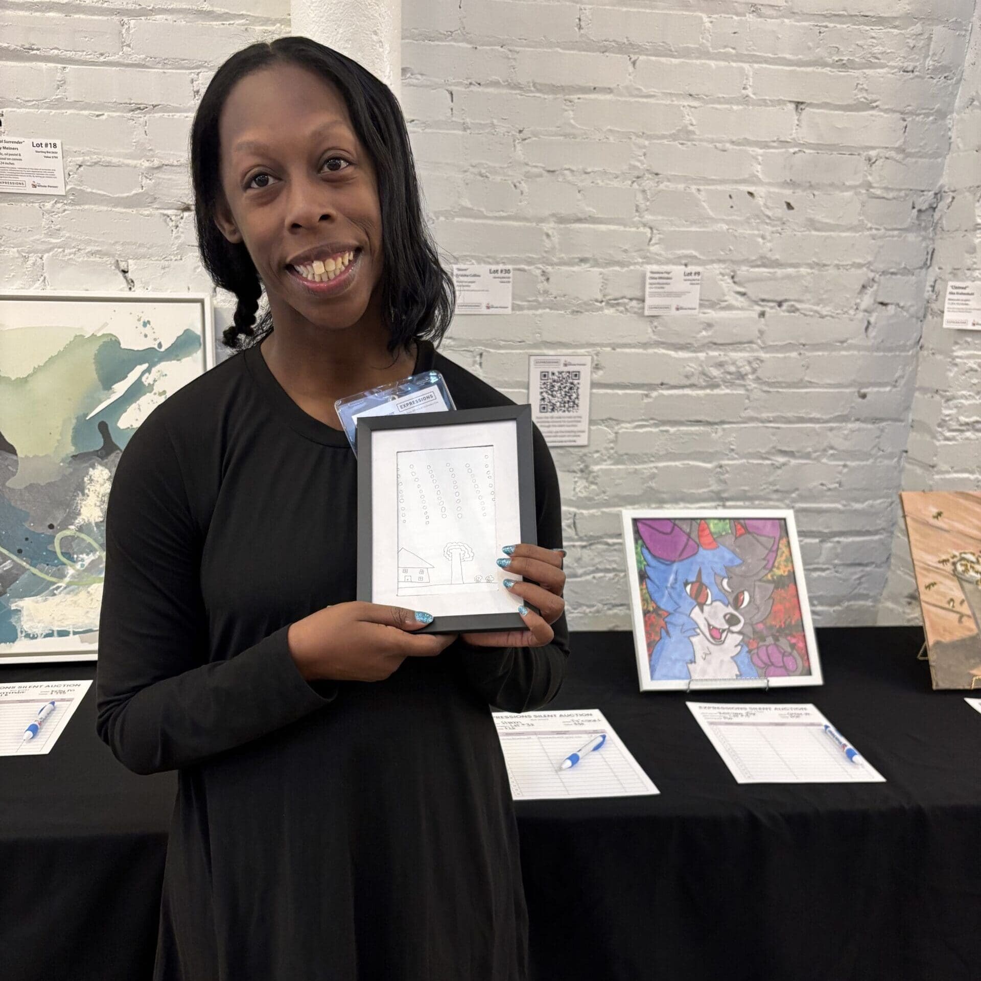 Ty'eisha at the Whole Person Art Expo